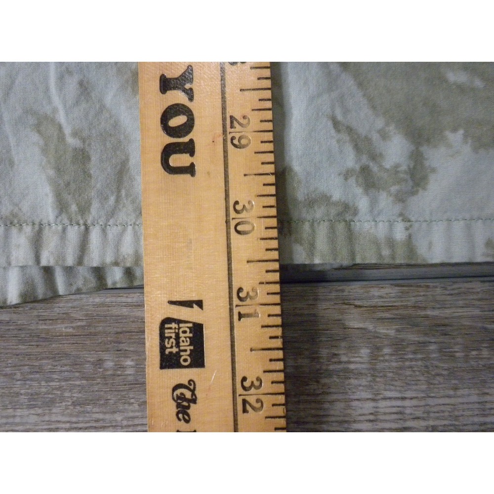 Junk Food‎ Shirt Mens XXL Green Retro Spiral Tie-Dye Rafe Poplin Button Up Camp - Picture 6 of 7